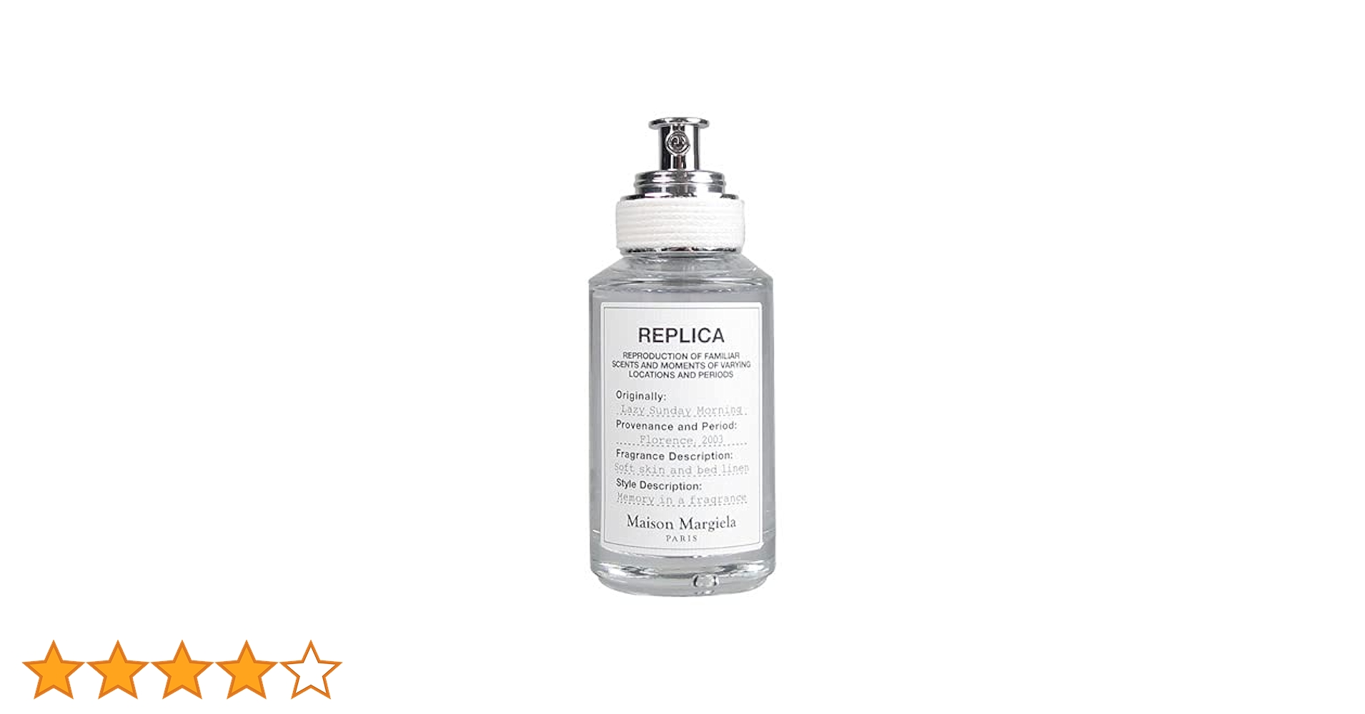REPLICA　 Lazy Sunday Morning メゾンマルジェラ Maison Margiela REPLICA Lazy Sunday Morning Eau de Toilette